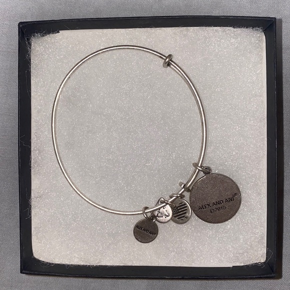Alex and Ani Letter A Bracelet - Picture 2 of 3